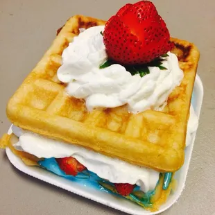 Waffle sandwich supreme