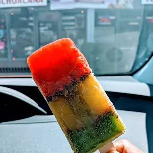 a colorful popsicle