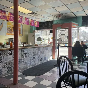 the interior of a restaurant