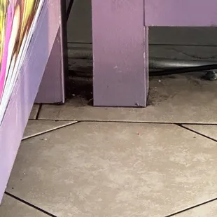 Filth as I stepped into the establishment.