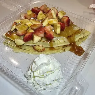 Strawberry Banana Crepe