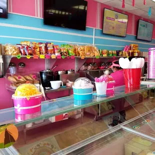 an ice cream shop