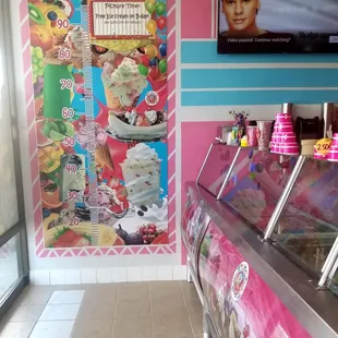 the ice cream parlor
