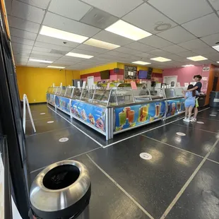 the inside of the store