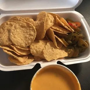 nachos, food