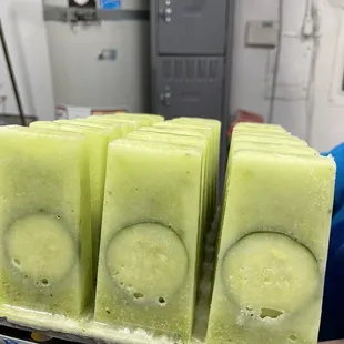 Paletas de pepino