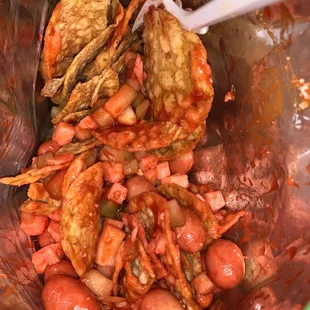 a close up of a bowl of food