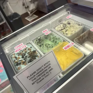 Ice cream flavors
