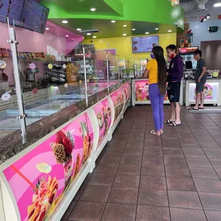 customers at the counter