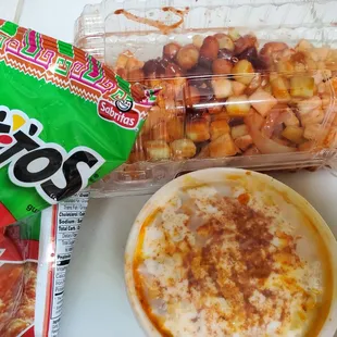 Tostilocos y esquite