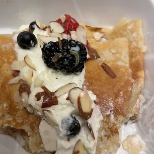 Oruga arriba de zarzamora