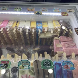 3/12/22 (sat): Paletas! They even got Tequila &amp; Starbucks Coffee flavor