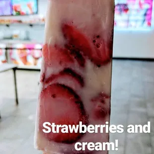 Yum!!! Strawberries and cream!! So good!!!