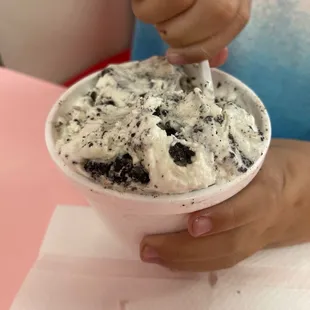 Oreo and rainbow IceCream