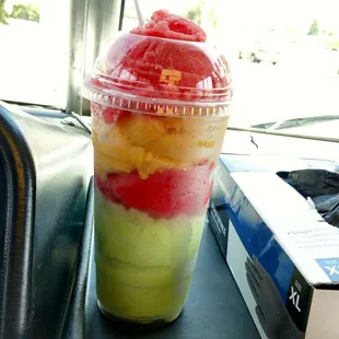 Watermelon Mango Strawberry and Lime