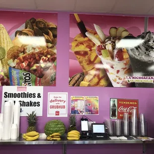 a variety of ice creams