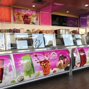 the counter