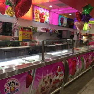 Front counter. Very colorful