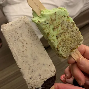 two ice cream bars