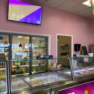 an ice cream shop