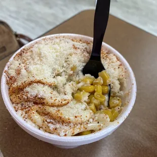 a spoon sticking out of it