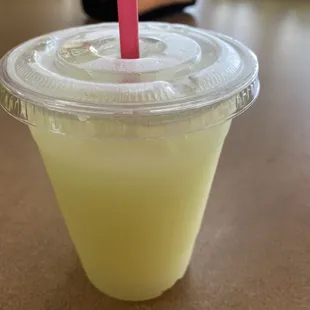 Cucumber water drink.