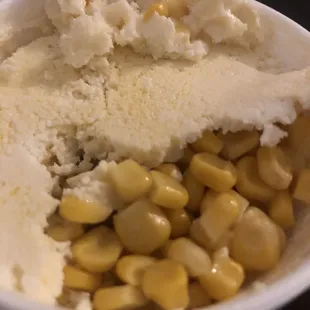 corn and ice cream