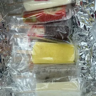 Different michoacana flavors