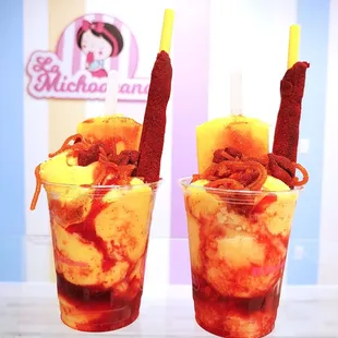 Mangonadas, $8.31 + $0.625 tax; $8.935 total. Price: 2.5/5, Taste: 4/5, Service: 2/5.