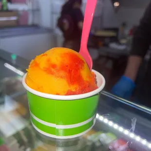 Mango with chamoy