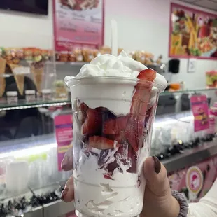 Fresa con Crema
