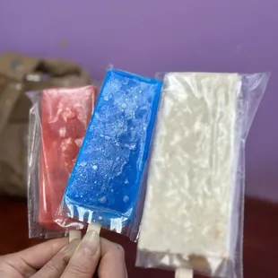 Fruit Popsicles: Watermelon - Bubble Gum - Rice