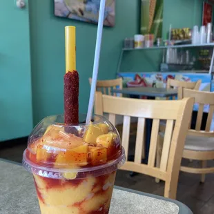 A mangonada... yum!