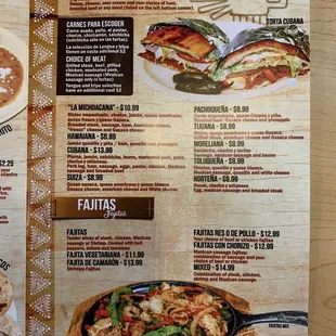Menu - page 3