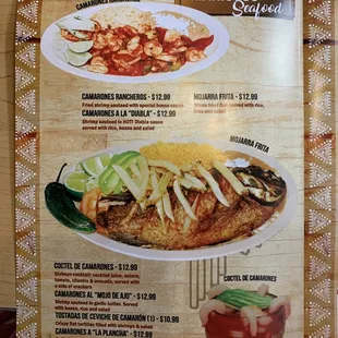 Menu - page 6