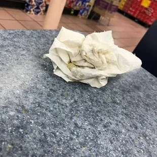 Esto es lo que me encontré en la mesa "más limpia"