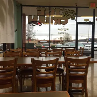 Seating in the place