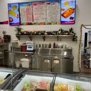 a view of a deli counter