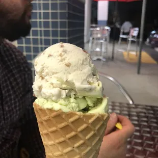 Pistacho and Nut ice cream!!!