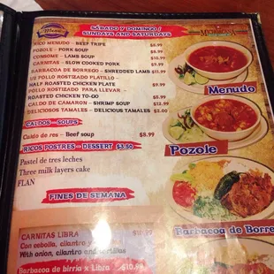 Weekend specials