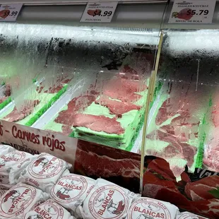 meat on display