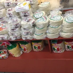 Tortilla selection