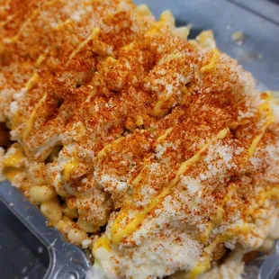 Tostilocos with cheetos ballitas