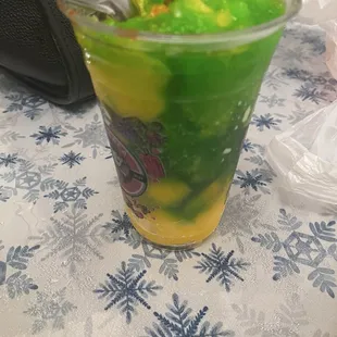 Mangoniada? Had no Chamoy on the cup barley any on top, mango and lime cream