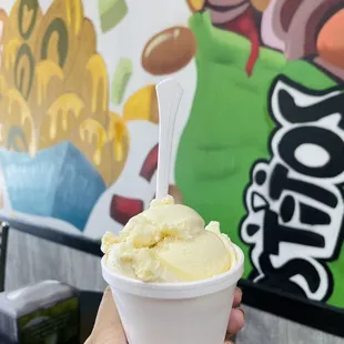 Elote (Corn) Ice Cream - $4