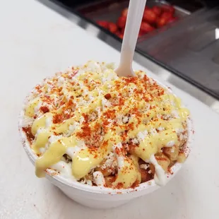 Corn in the cup!