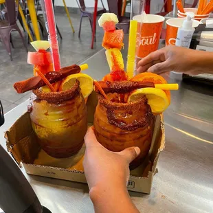 bacon and orange juice