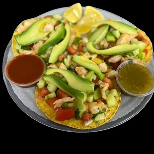Ceviche Tostadas