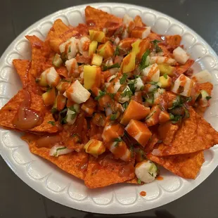 Tosticevishe with tapatio Doritos