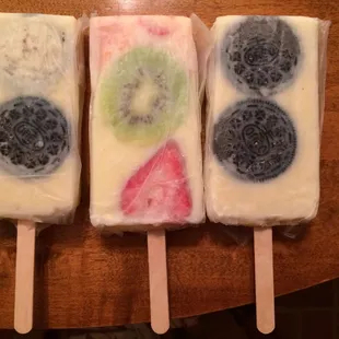 Yummy, creamy ice cream pops from La Michoacana. Love this place! All of the pops are so good.